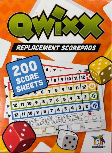 Qwixx Score Pads