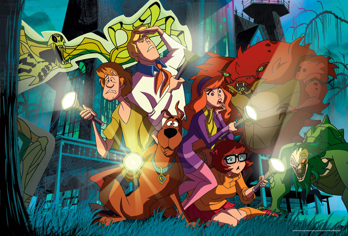 500 Pieces Scooby Doo Jigsaw Puzzles Cartoon Anime Picture Puzzle Birthday Present Game For Teen And Adults