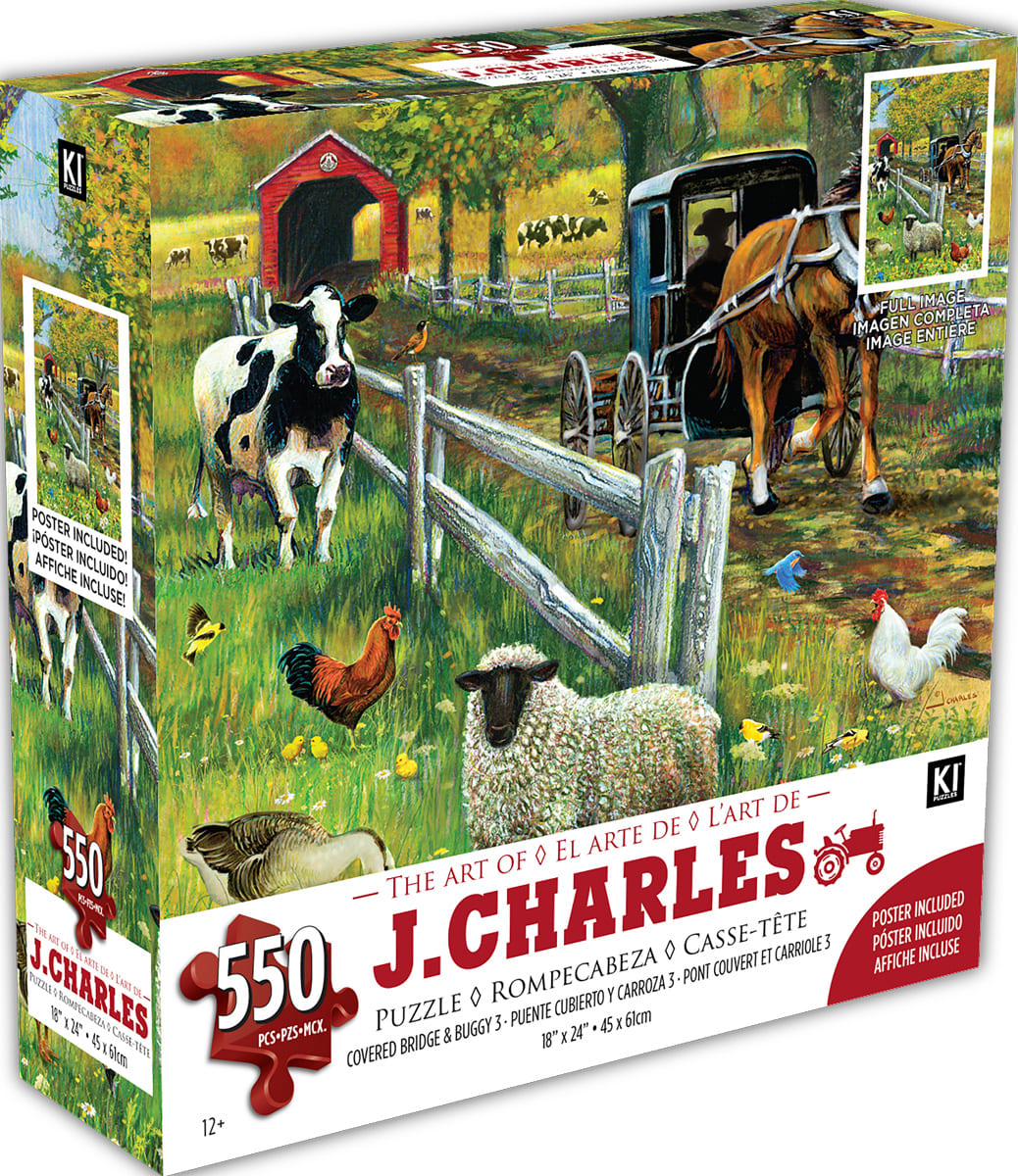 Covered Bridge and Buggy