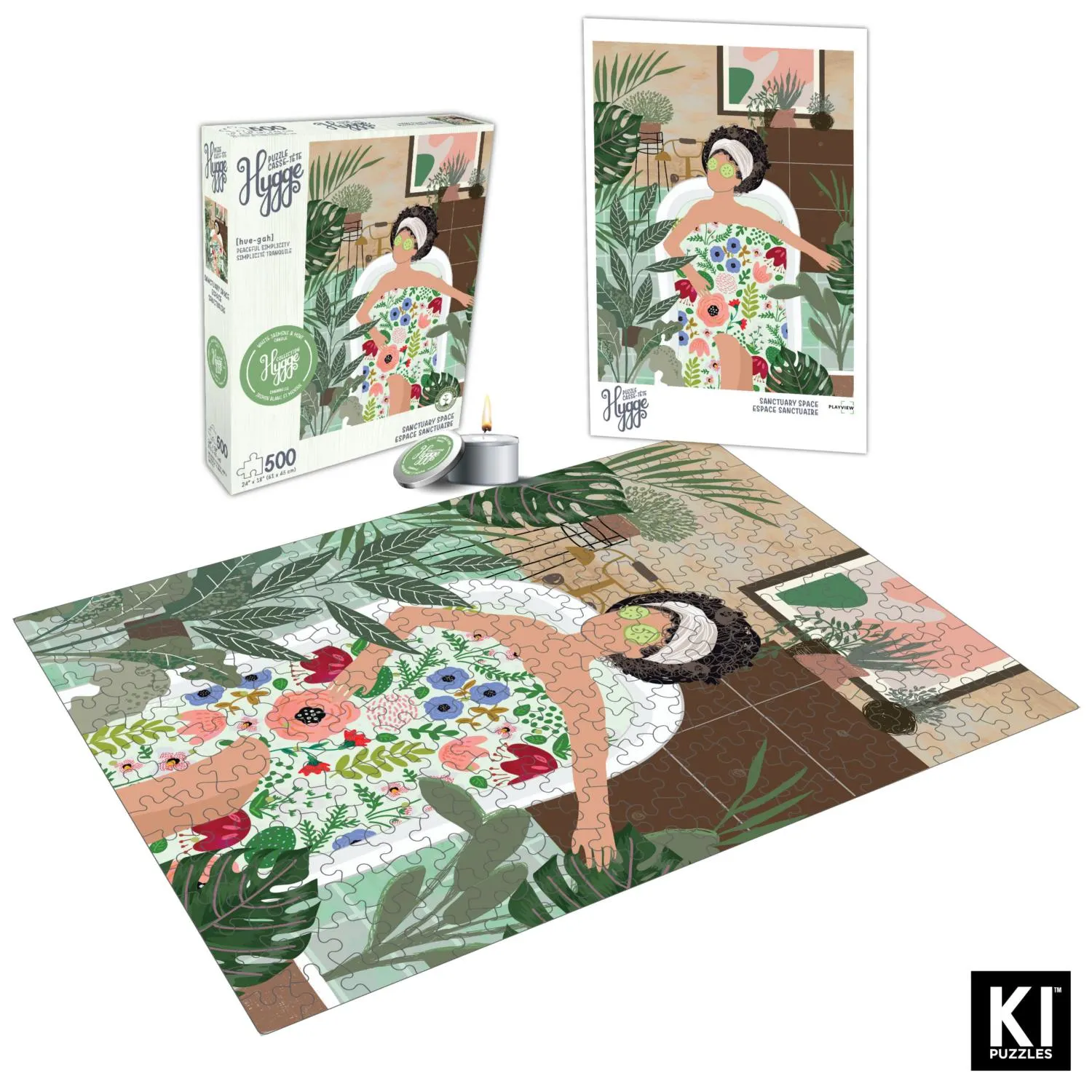 Aromatherapy Hygge - Sanctuary Space (Includes Candle) - Scratch and Dent