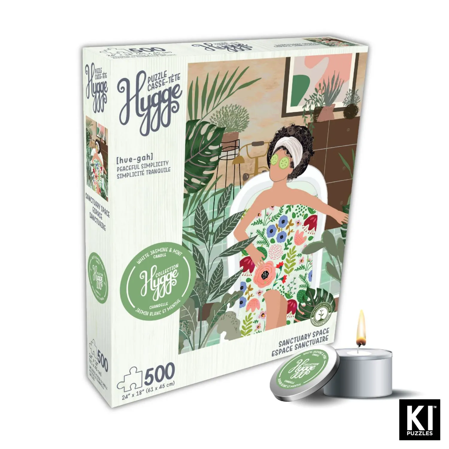 Aromatherapy Hygge - Sanctuary Space (Includes Candle) - Scratch and Dent