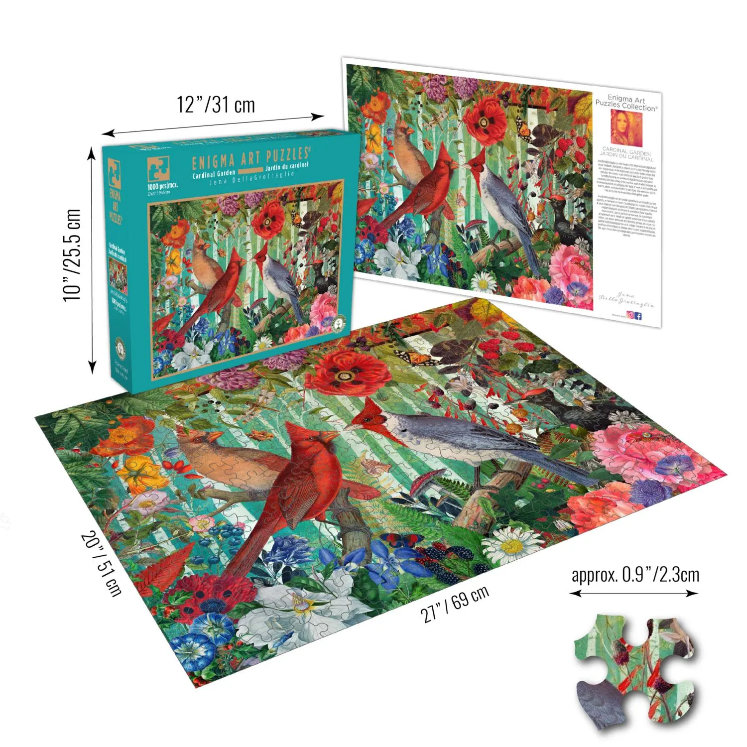 Enigma - Jenna Dellagrottaglia - Cardinal Garden - Scratch and Dent