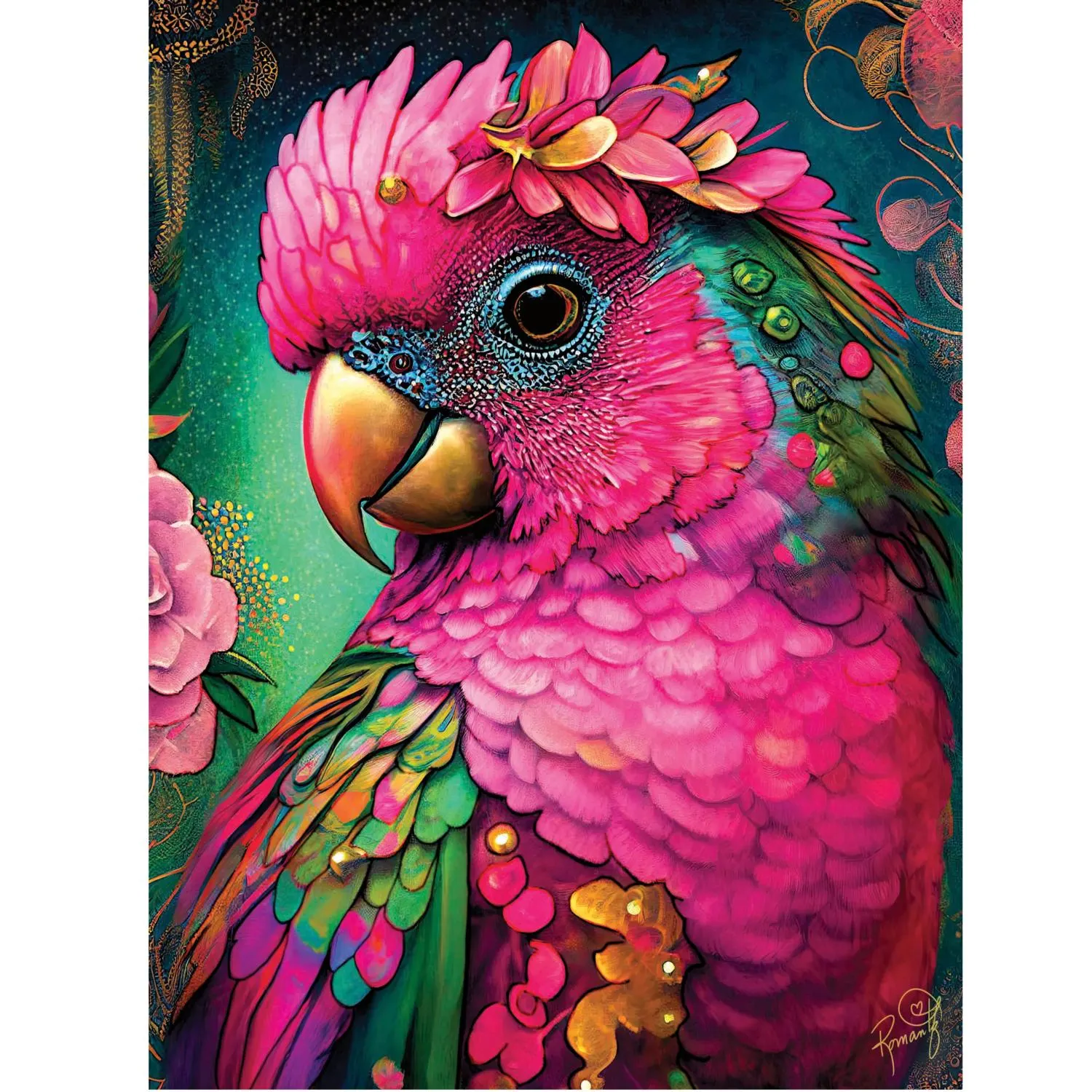 Enigma Puzzle - Romantz Art - Queen's Aviary Petra Travel
