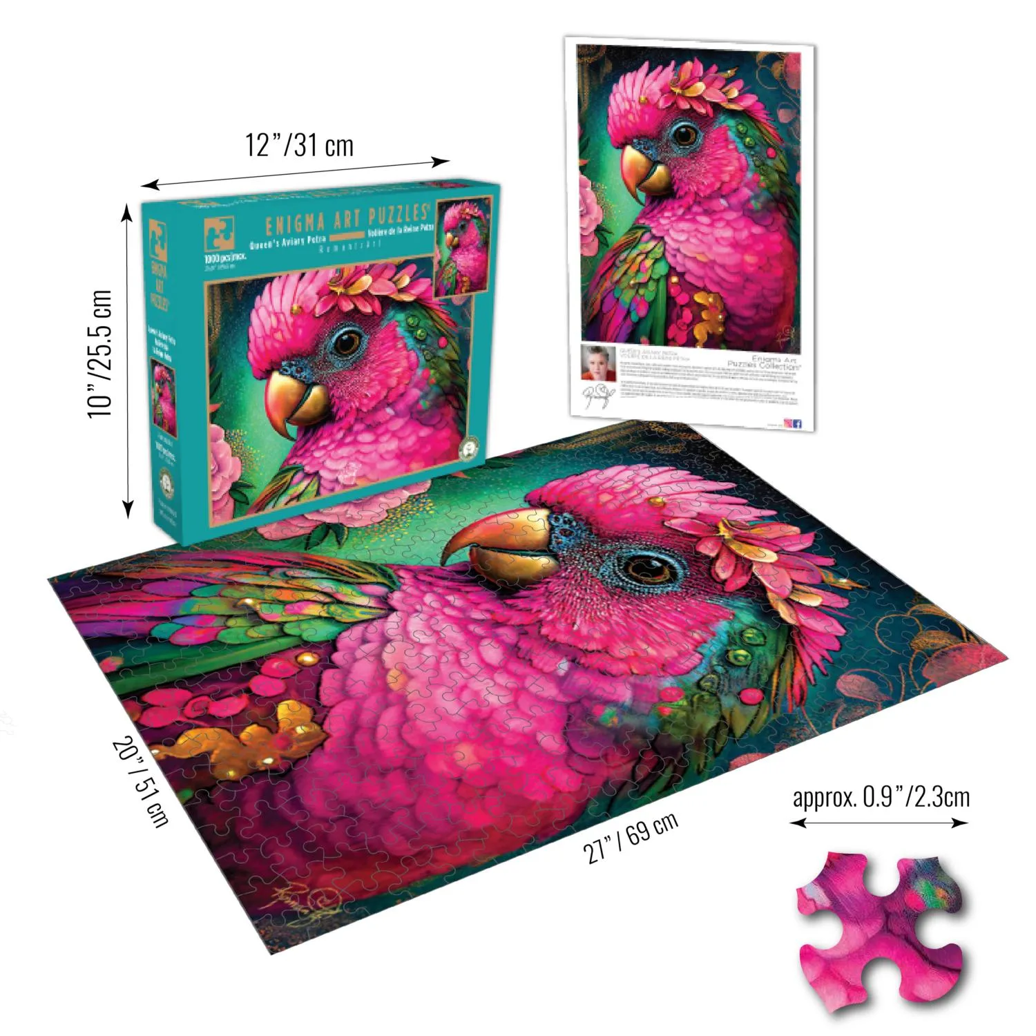 Enigma Puzzle - Romantz Art - Queen's Aviary Petra