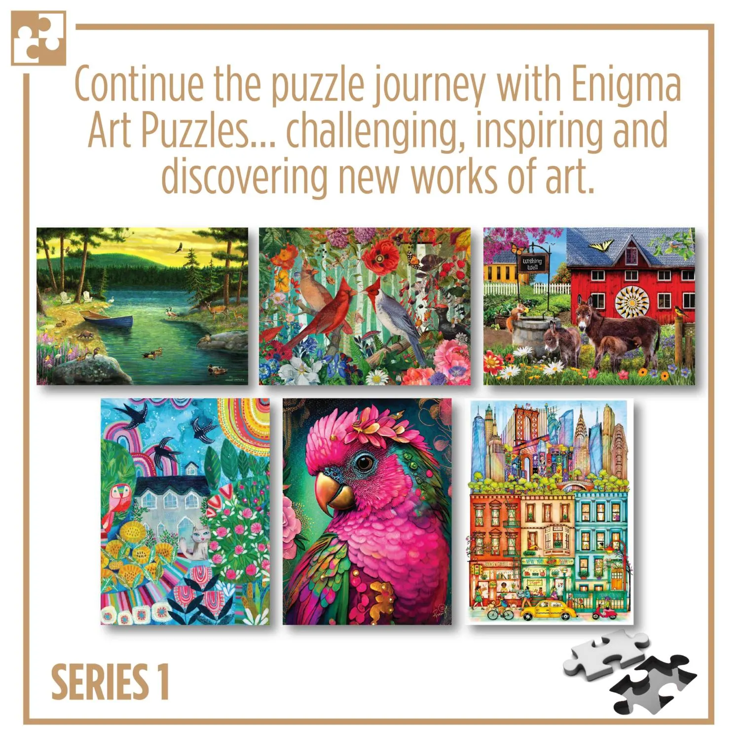 Enigma Puzzle - Romantz Art - Queen's Aviary Petra