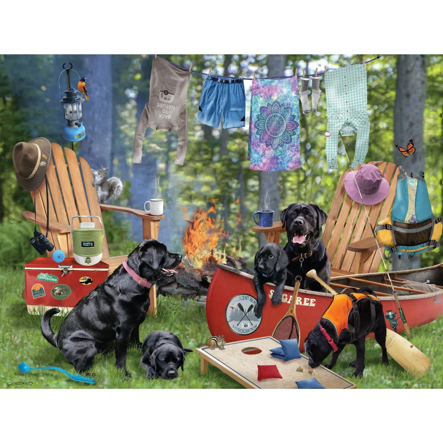 Camping Collection - Camping Labs Dogs