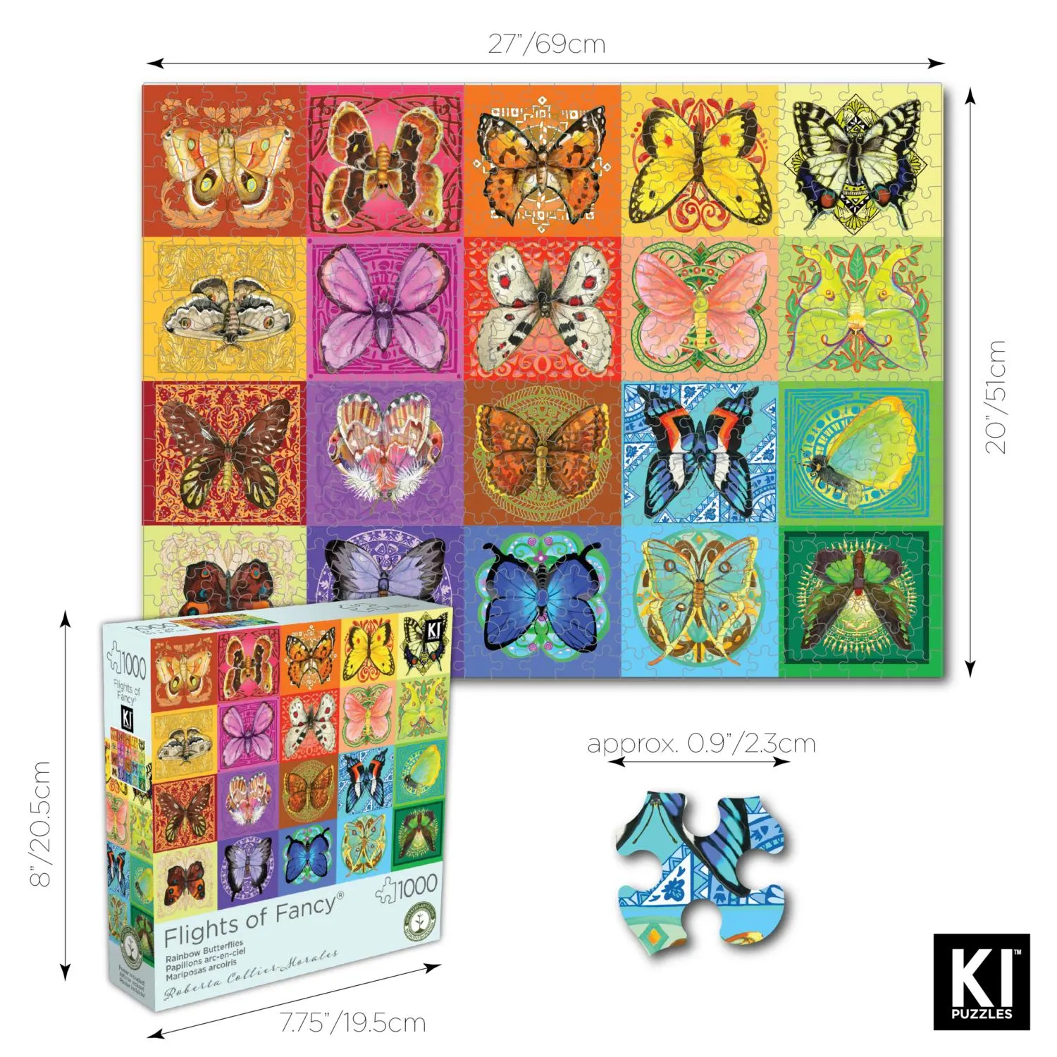 Roberta Collier - Morales - Rainbow Butterflies