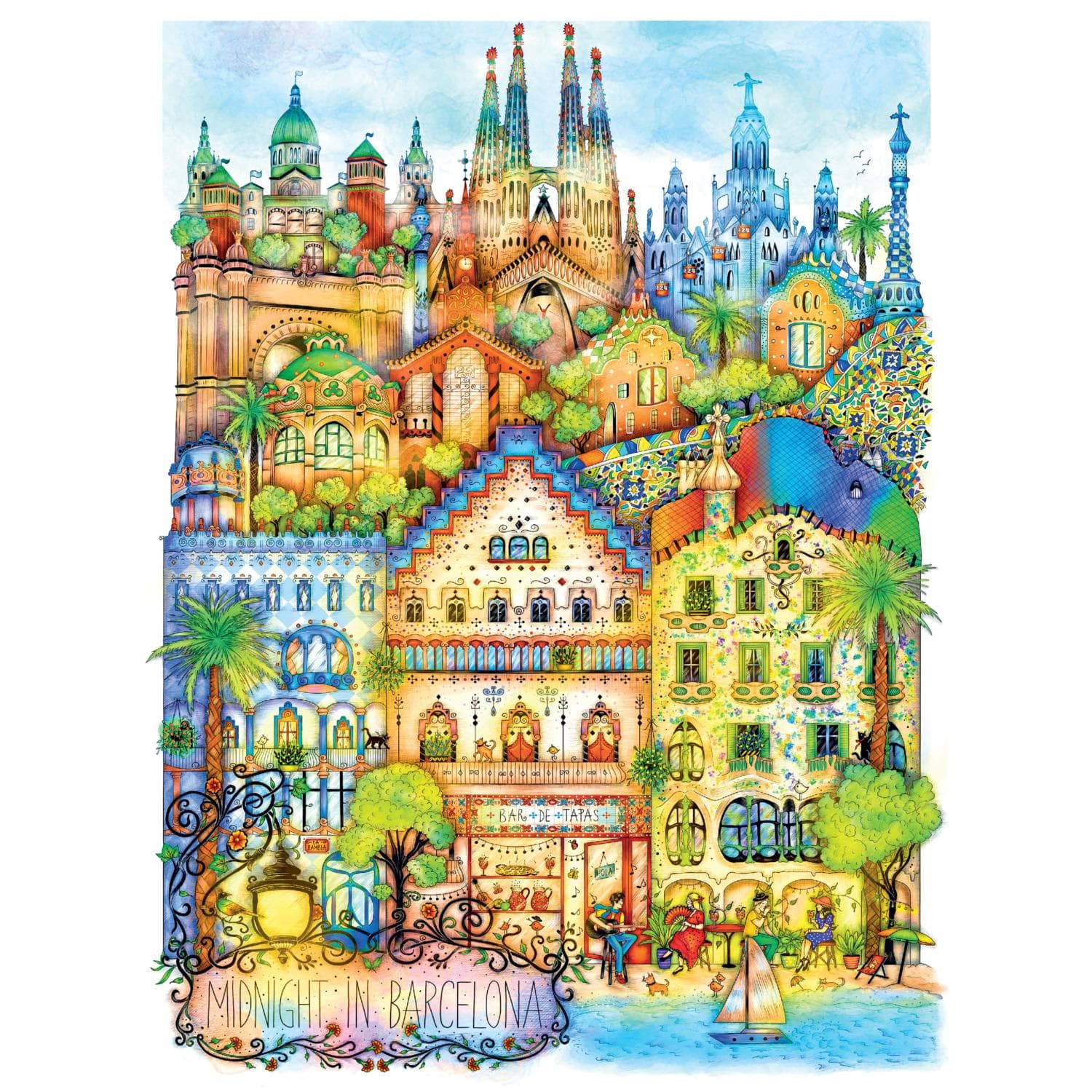 Cities at Midnight - Midnight In Barcelona - Scratch and Dent Travel