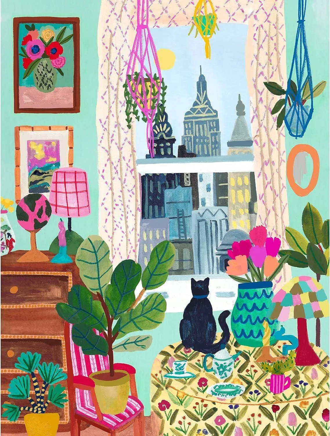 Hygge Collection With Candle Cat In The Window Cats