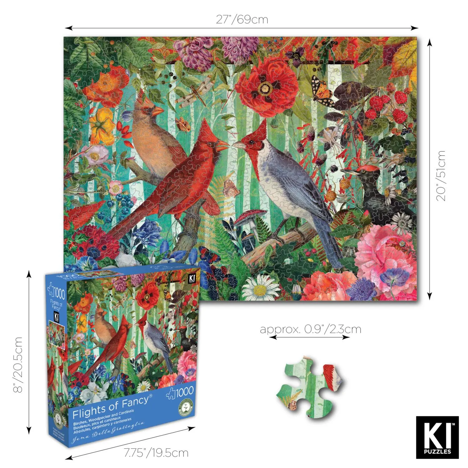 Flights of Fancy - Jena Dellagrottaglia - Birch Cardinals - Scratch and Dent