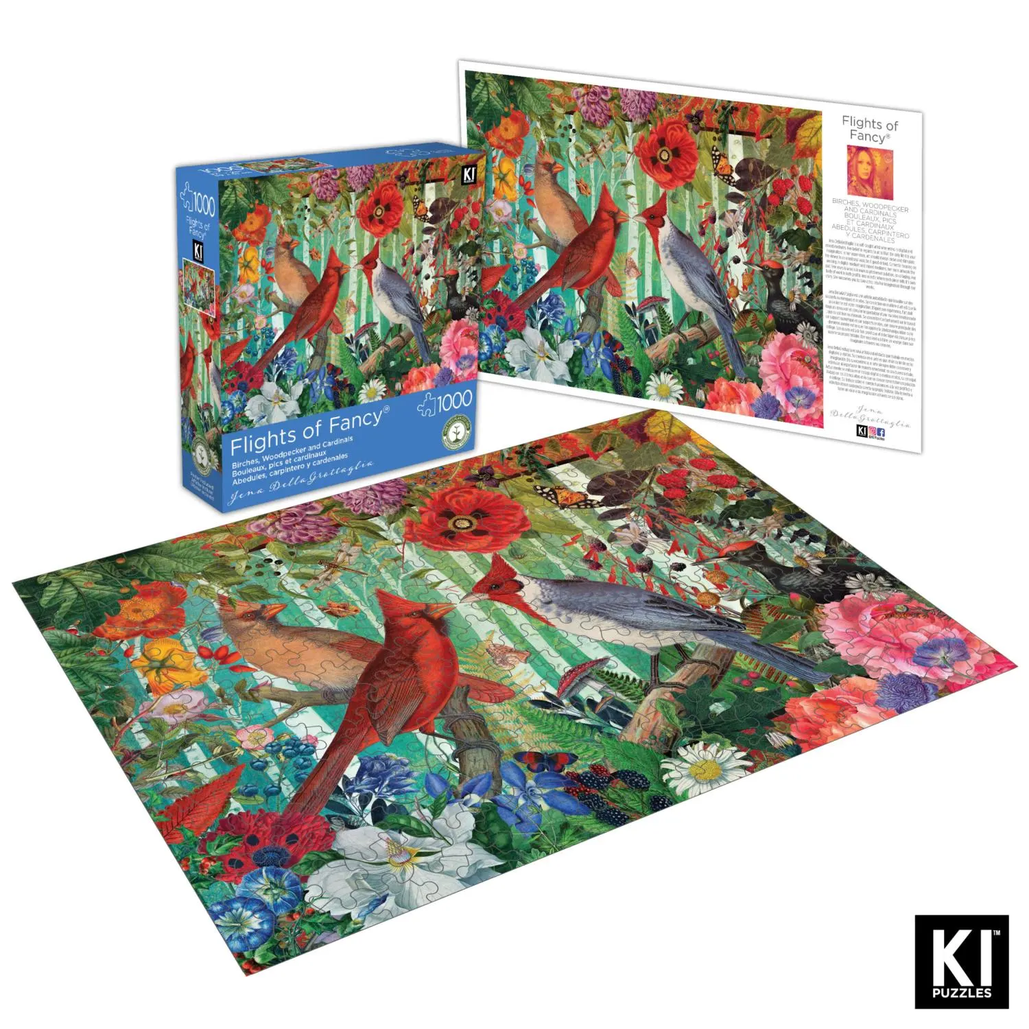 Flights of Fancy - Jena Dellagrottaglia - Birch Cardinals - Scratch and Dent