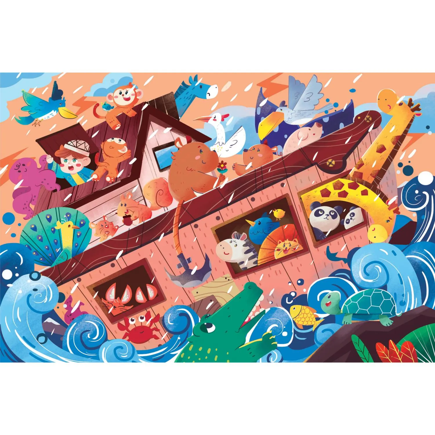 Noah's Ark Floor Puzzle Religious