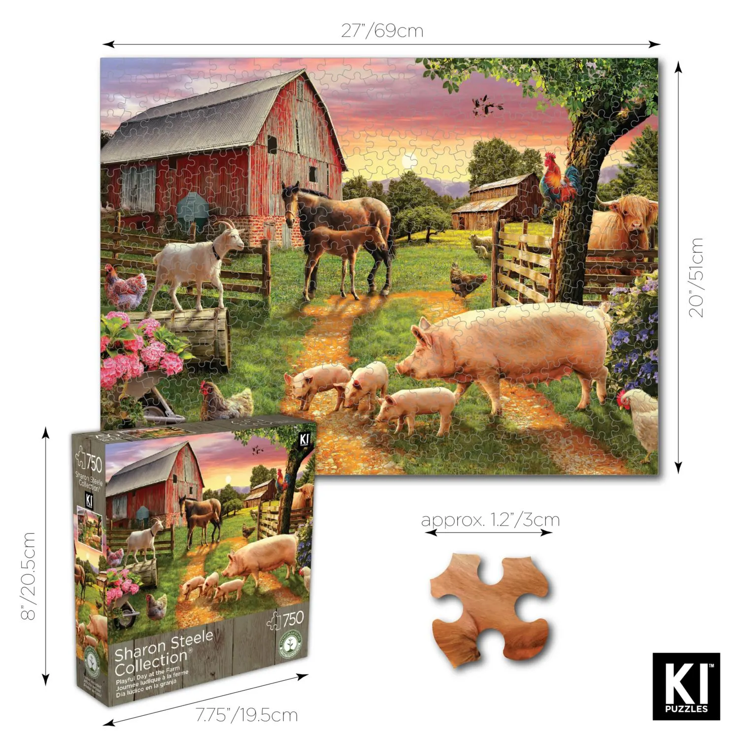 Sharon Steele - Playful Day At The Farm