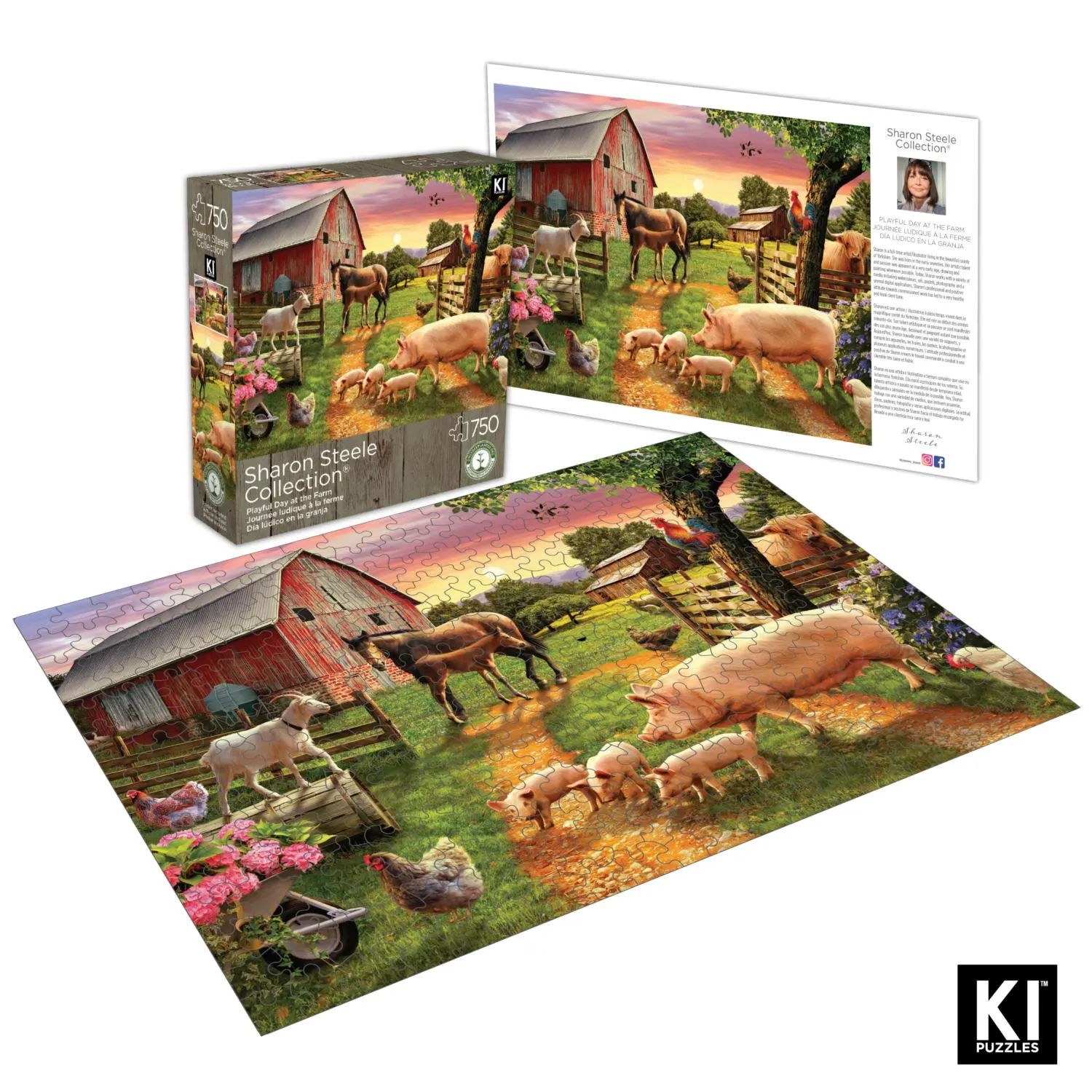 Sharon Steele - Playful Day At The Farm