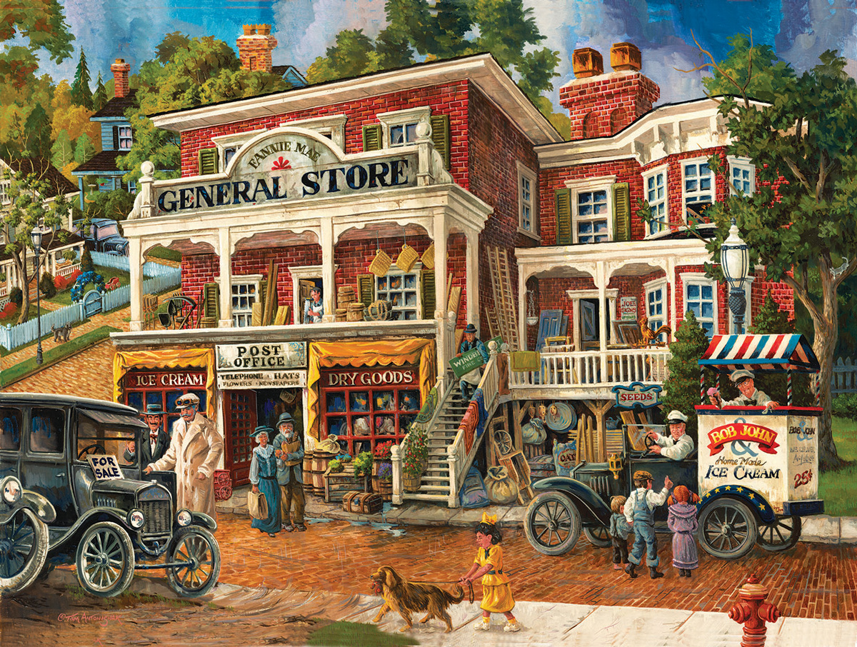 Fannie Mae's General Store Nostalgic & Retro Jigsaw Puzzle