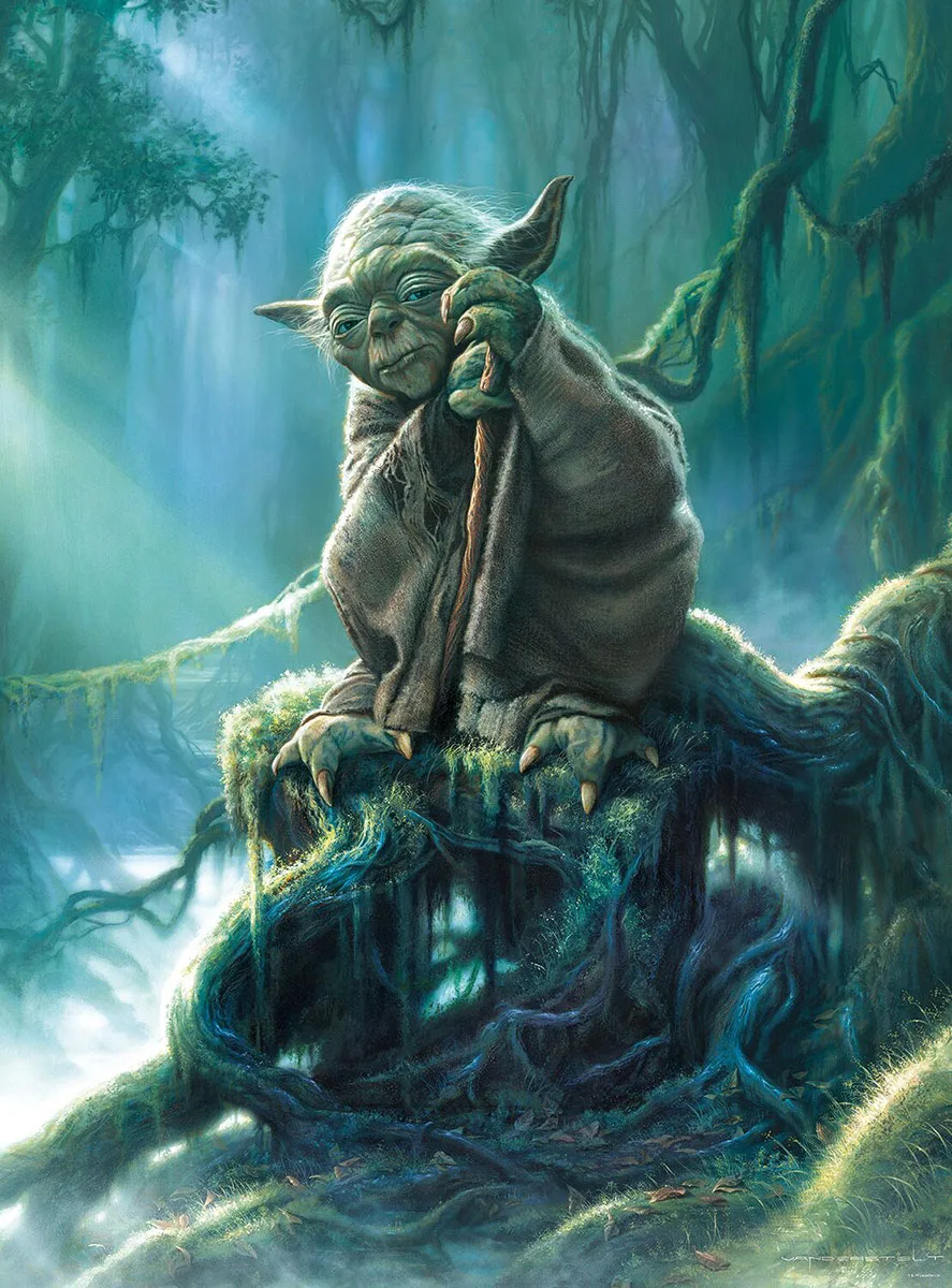 Star Wars™ Fine Art Collection - Yoda - Scratch and Dent Star Wars
