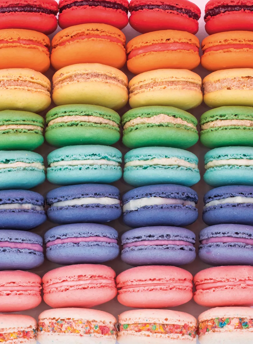 BLANC: Rainbow Macarons Rainbow & Gradient