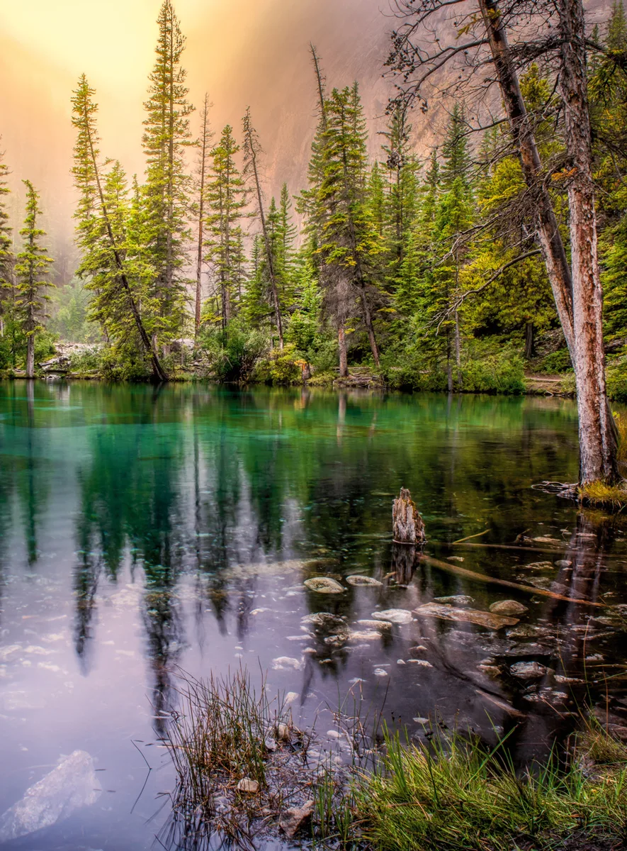 BLANC: Grassi Lakes, Alberta Canada Canada