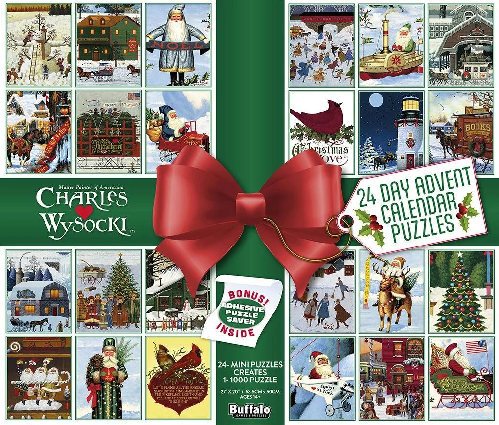 Wysocki 24 Day Advent Calendar Puzzles Christmas