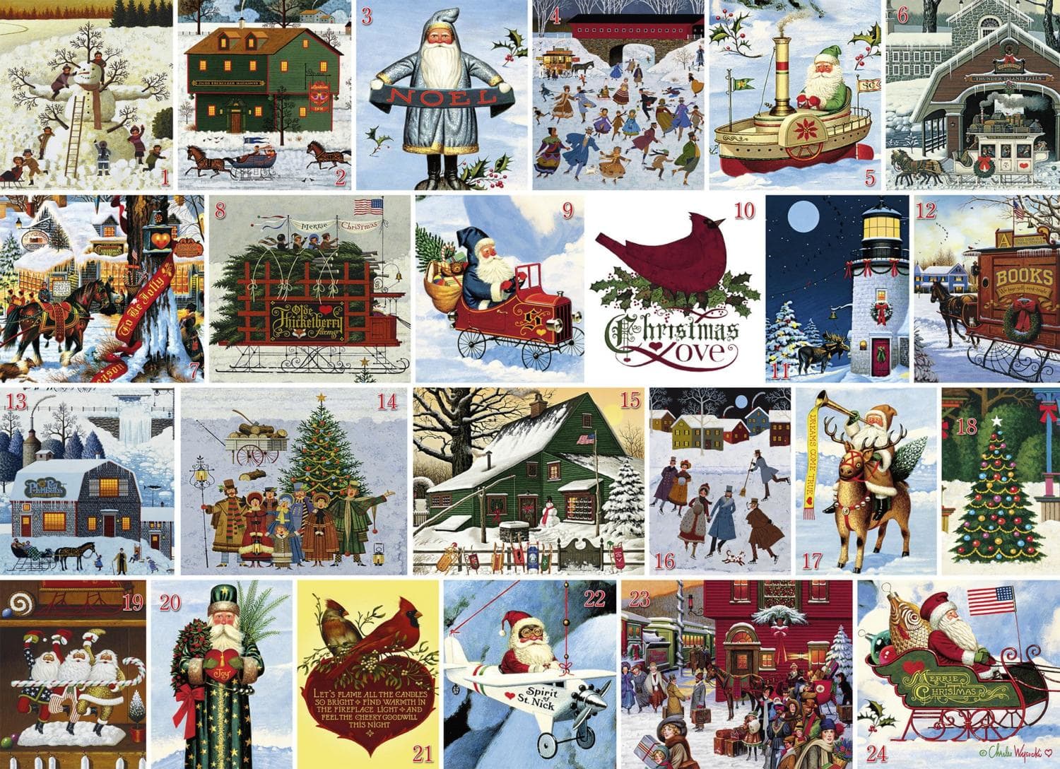 Wysocki 24 Day Advent Calendar Puzzles