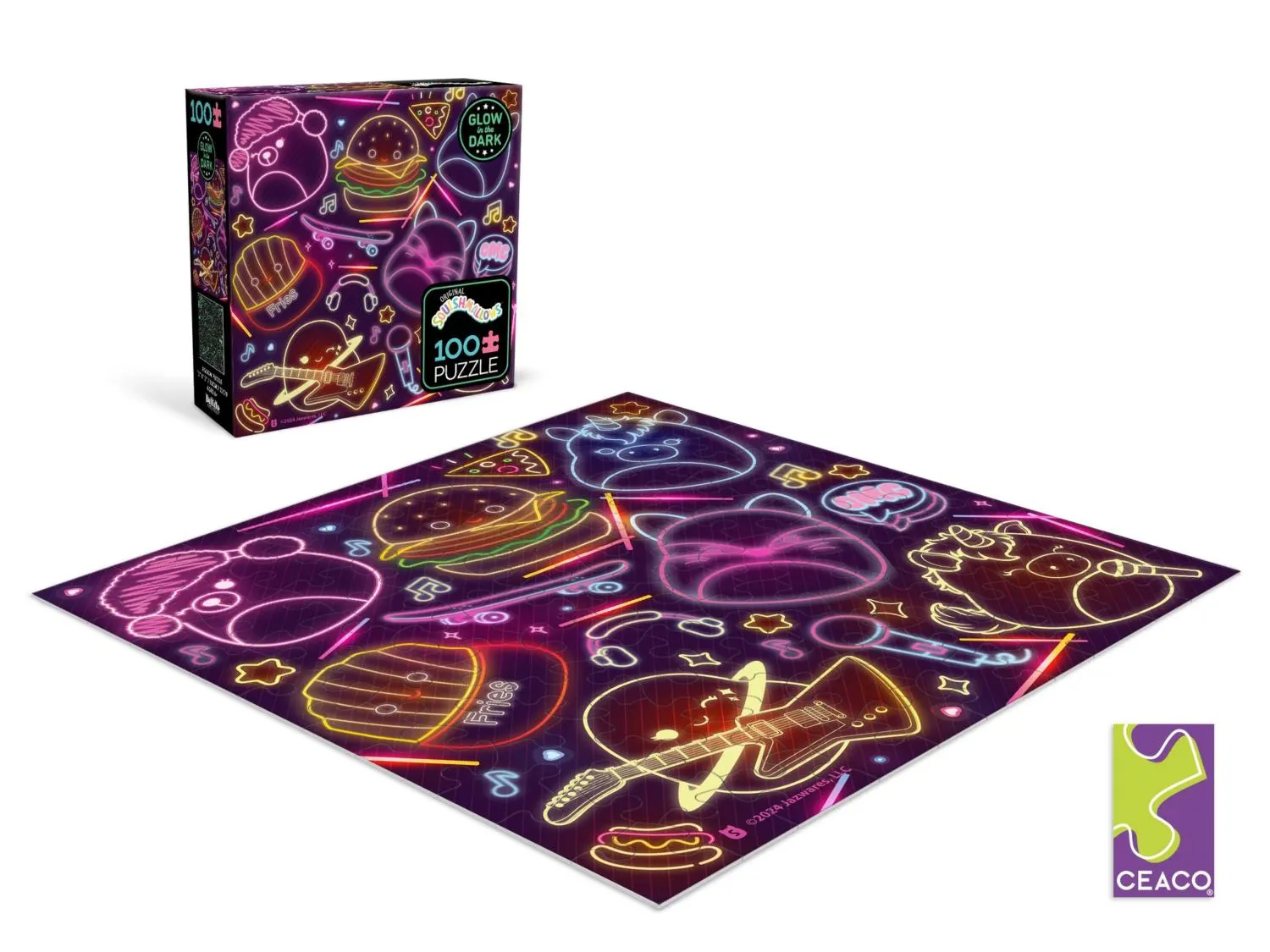 Squishmallow Neon Lights