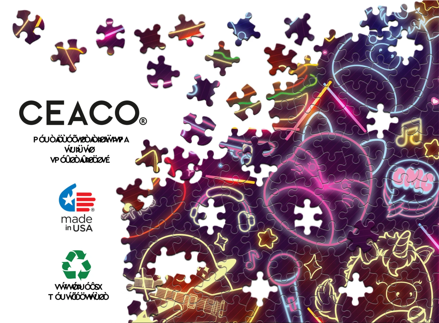 Squishmallow Neon Lights