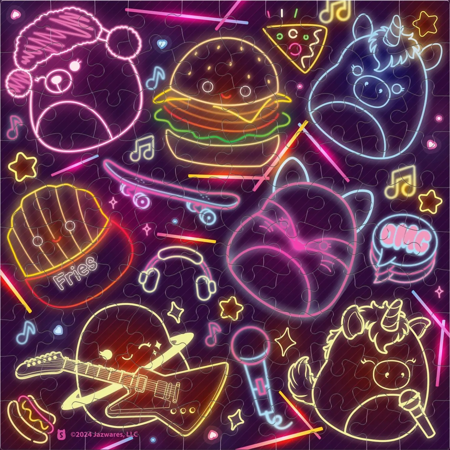 Squishmallow Neon Lights