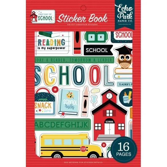 First Day of School Sticker Book