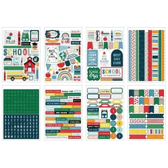 First Day of School Sticker Book