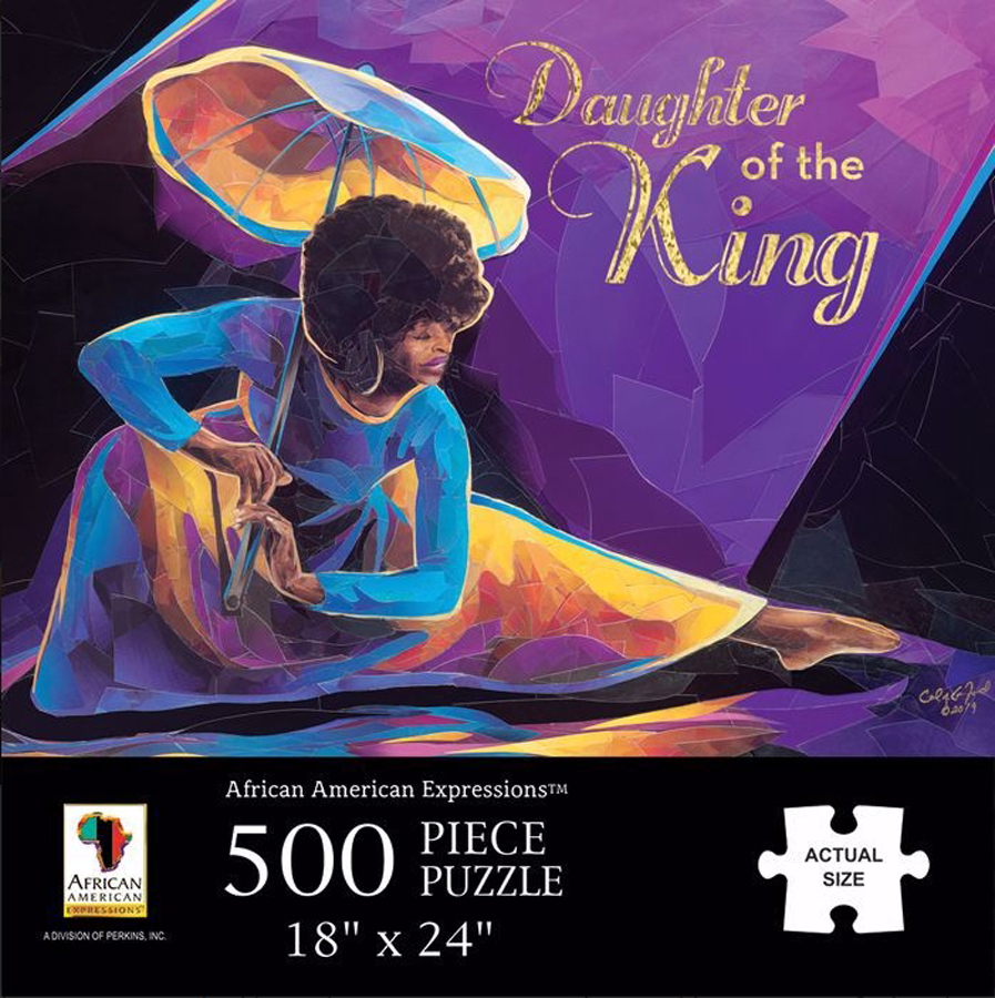 Praise Dancer with Umbrella People Of Color Jigsaw Puzzle