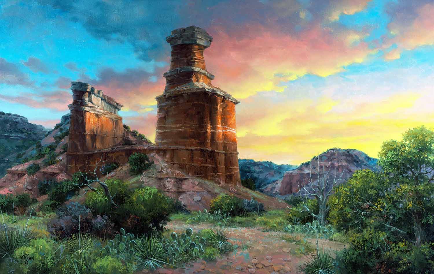 Spell of the Palo Duro Travel Jigsaw Puzzle