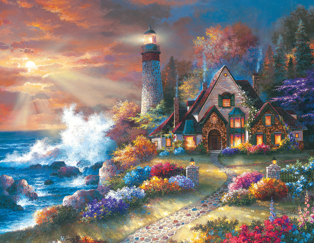 Guardian of Light Lighthouse Jigsaw Puzzle