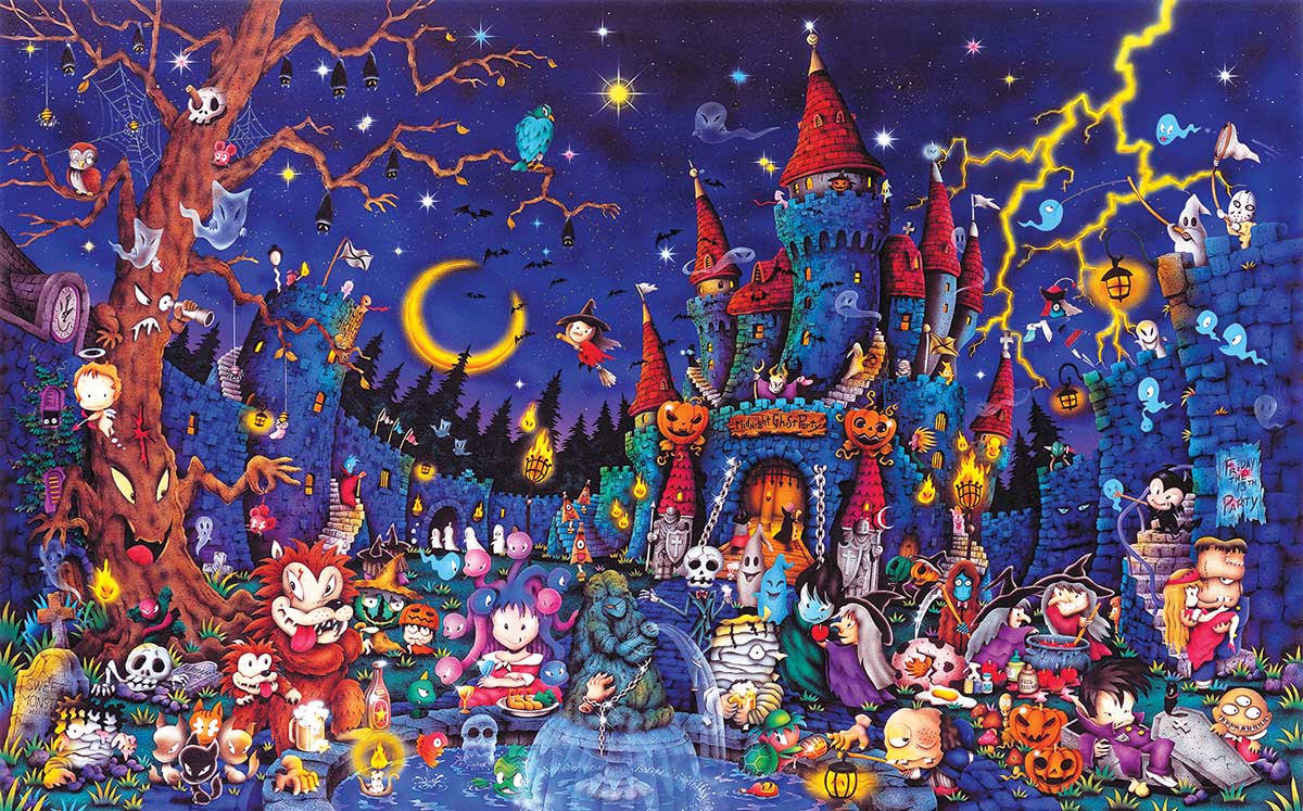 Spooky Night Halloween Jigsaw Puzzle