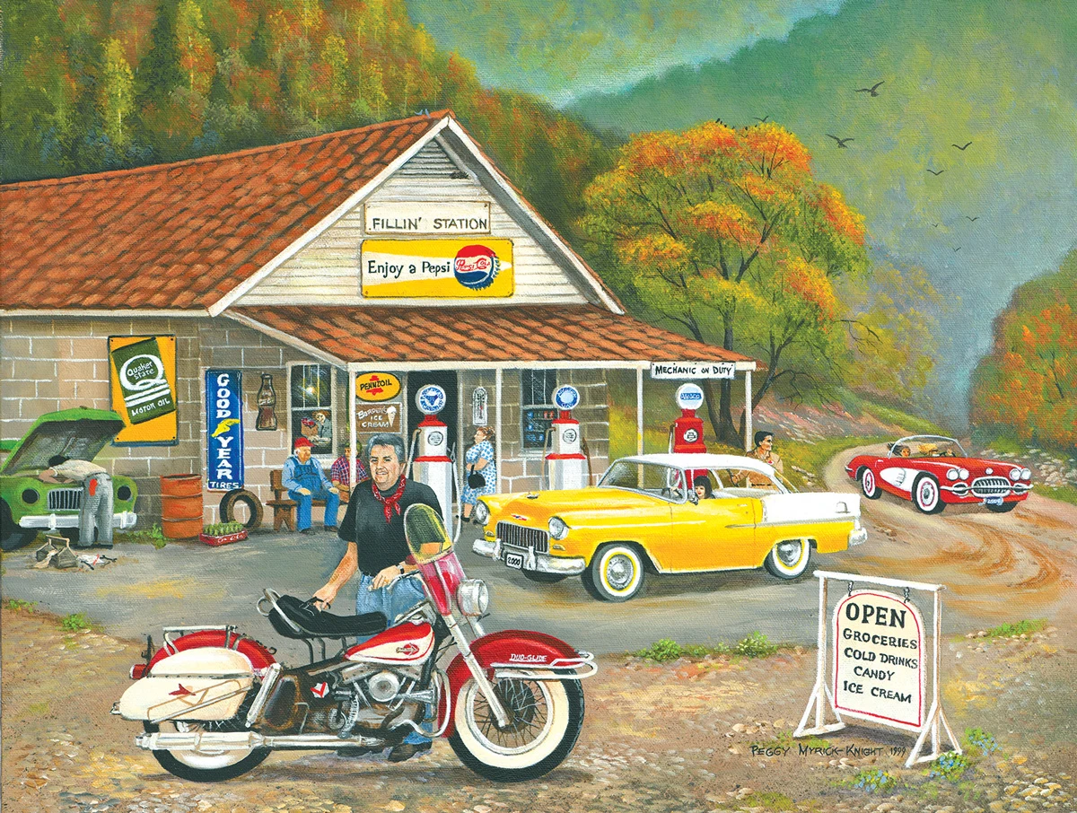 Filling Station Nostalgic & Retro