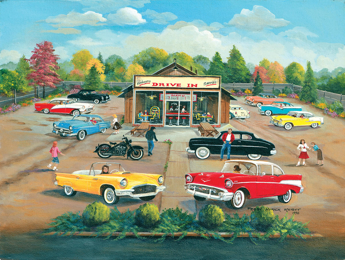 50's Drive-In Nostalgic & Retro
