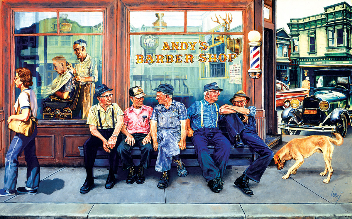Andy's Barber Shop People Jigsaw Puzzle