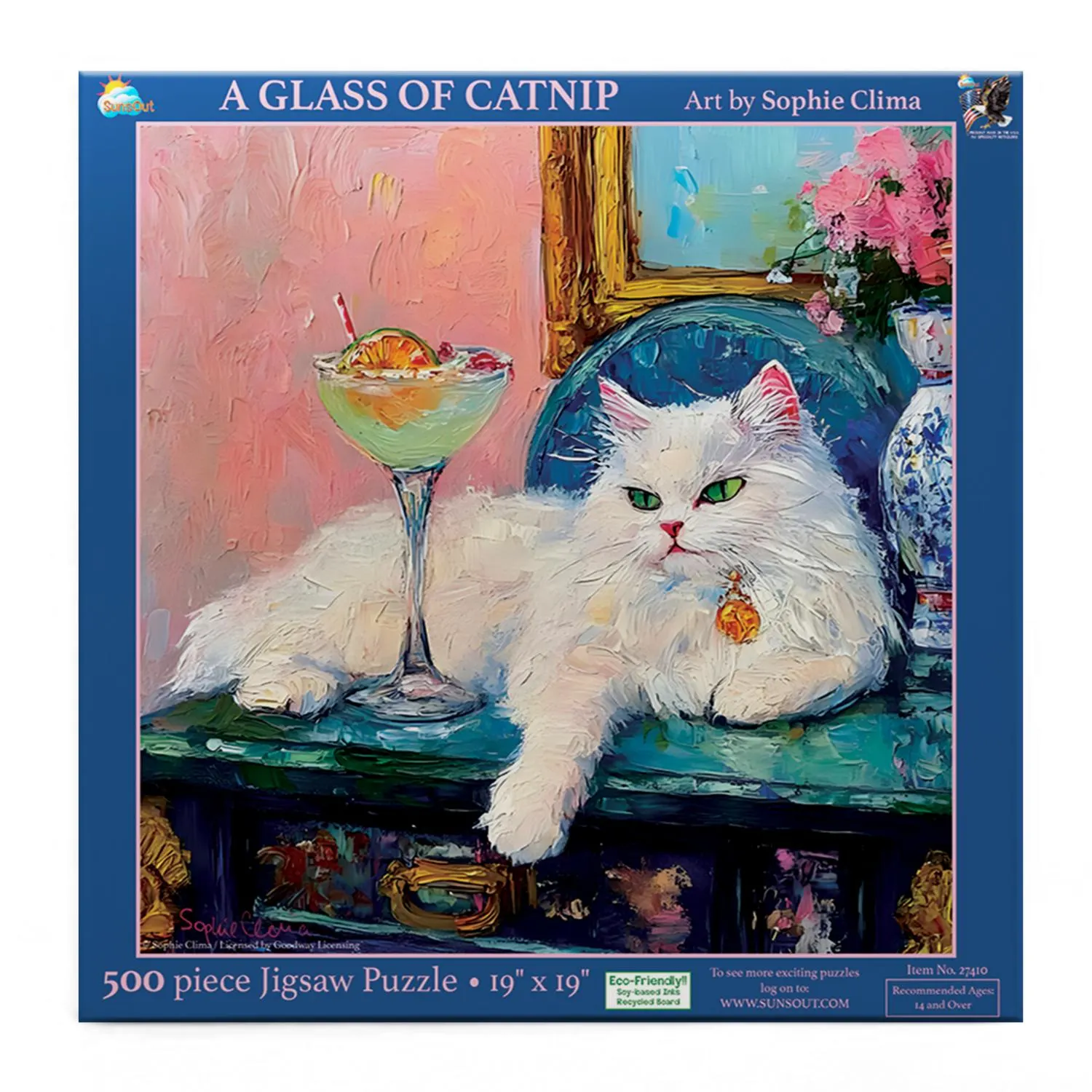 A Glass of Catnip Cats
