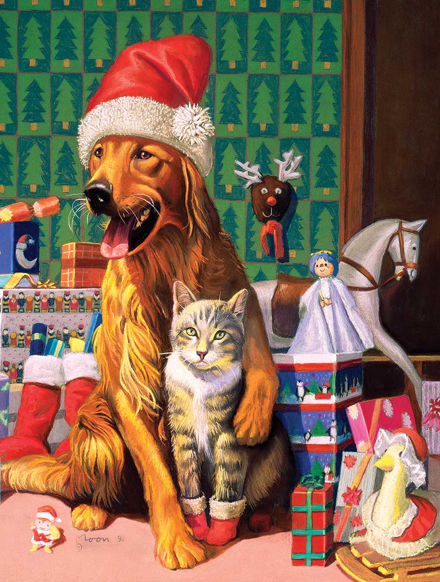 The Christmas Spirit Cats Jigsaw Puzzle