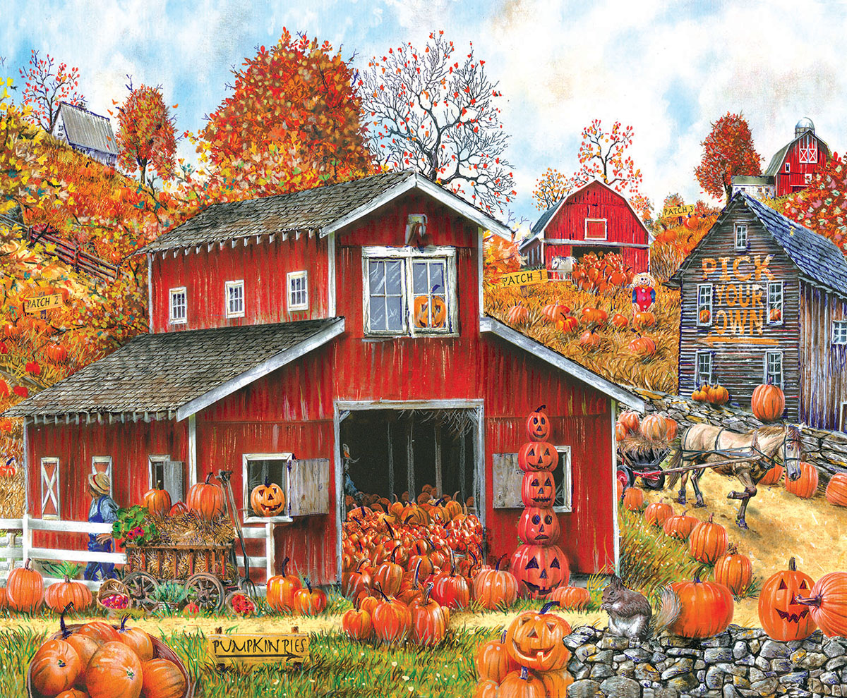 Pick Your Own Pumpkin Farm Jigsaw Puzzle