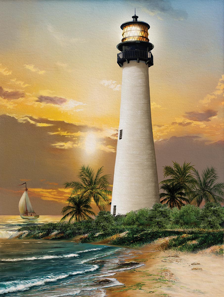 Cape Florida Lighthouse Lighthouse Jigsaw Puzzle