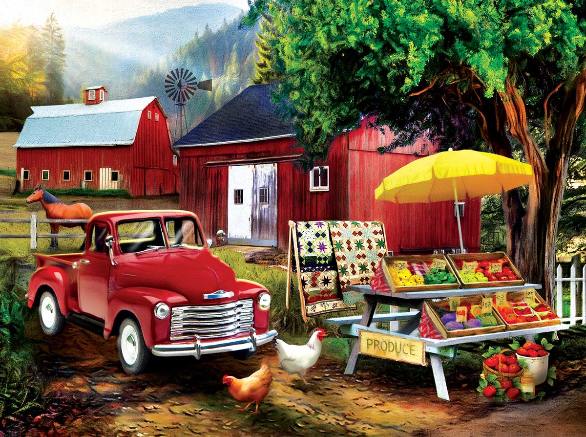 Country Produce Farm Jigsaw Puzzle