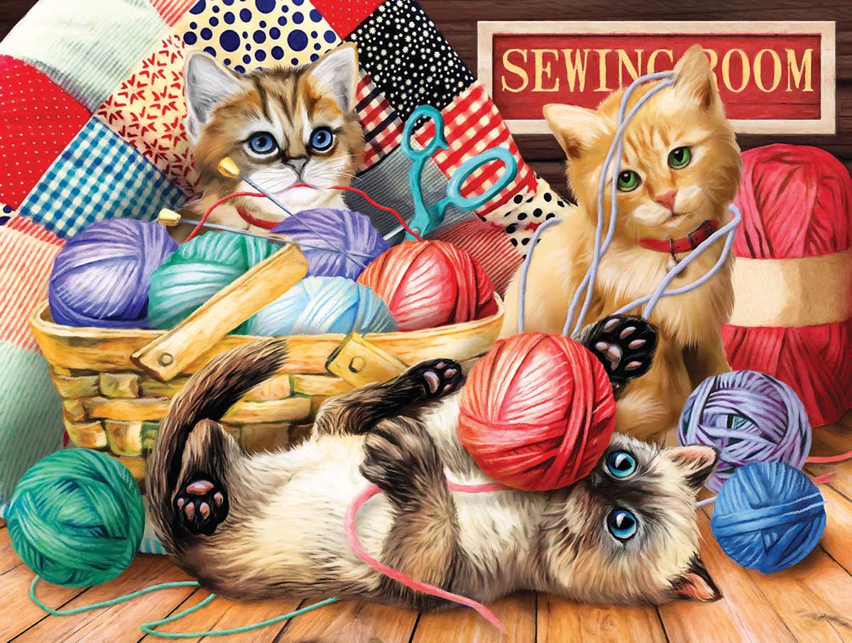 Kitties Fun Time Cats Jigsaw Puzzle