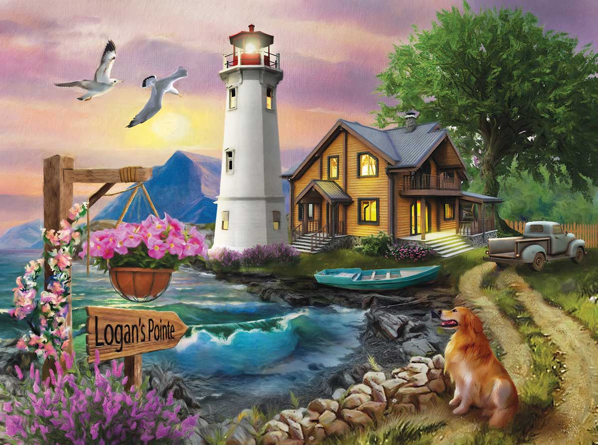 Logan's Pointe Lighthouse Jigsaw Puzzle