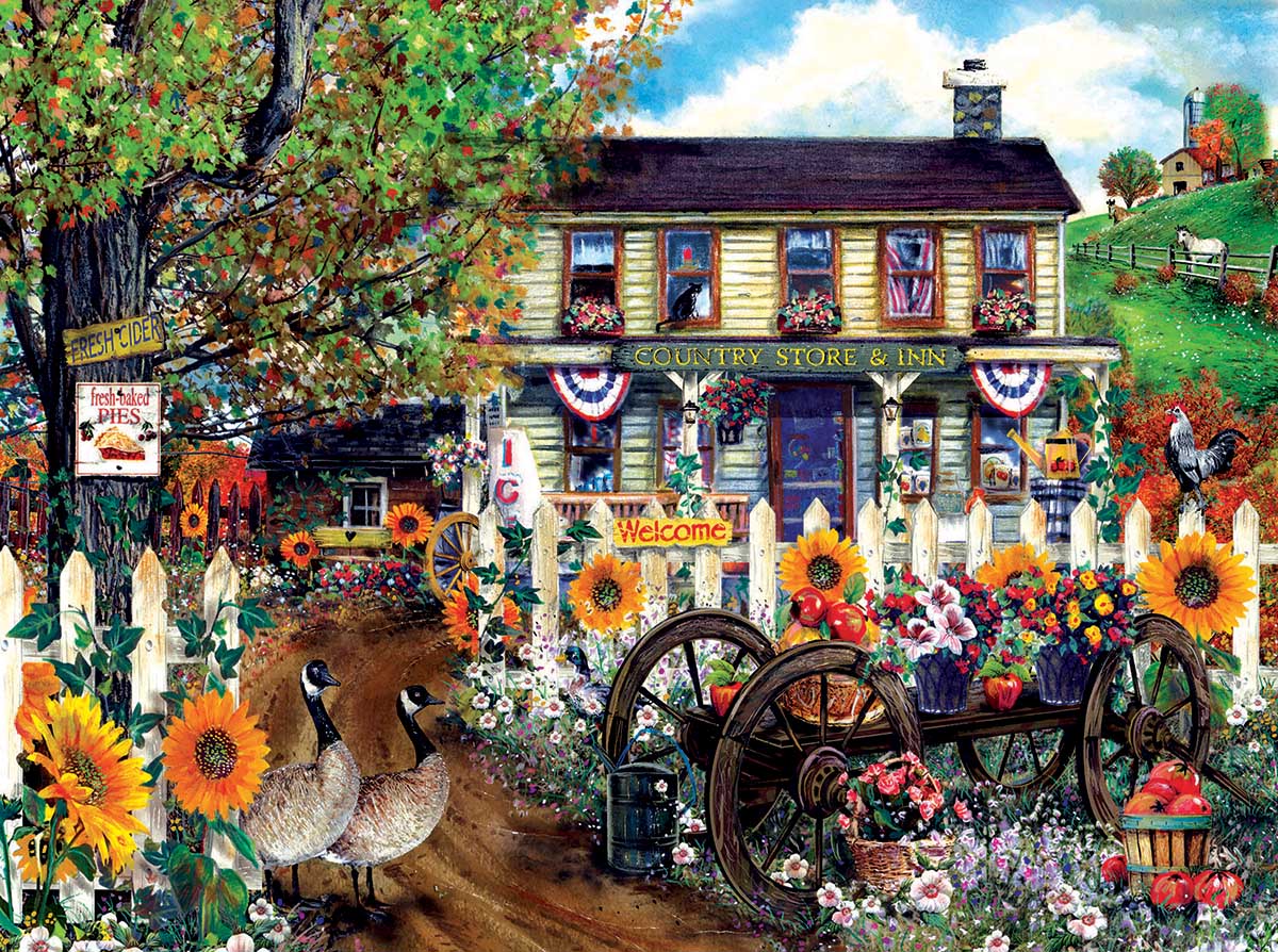 The Old Country Store Countryside Jigsaw Puzzle