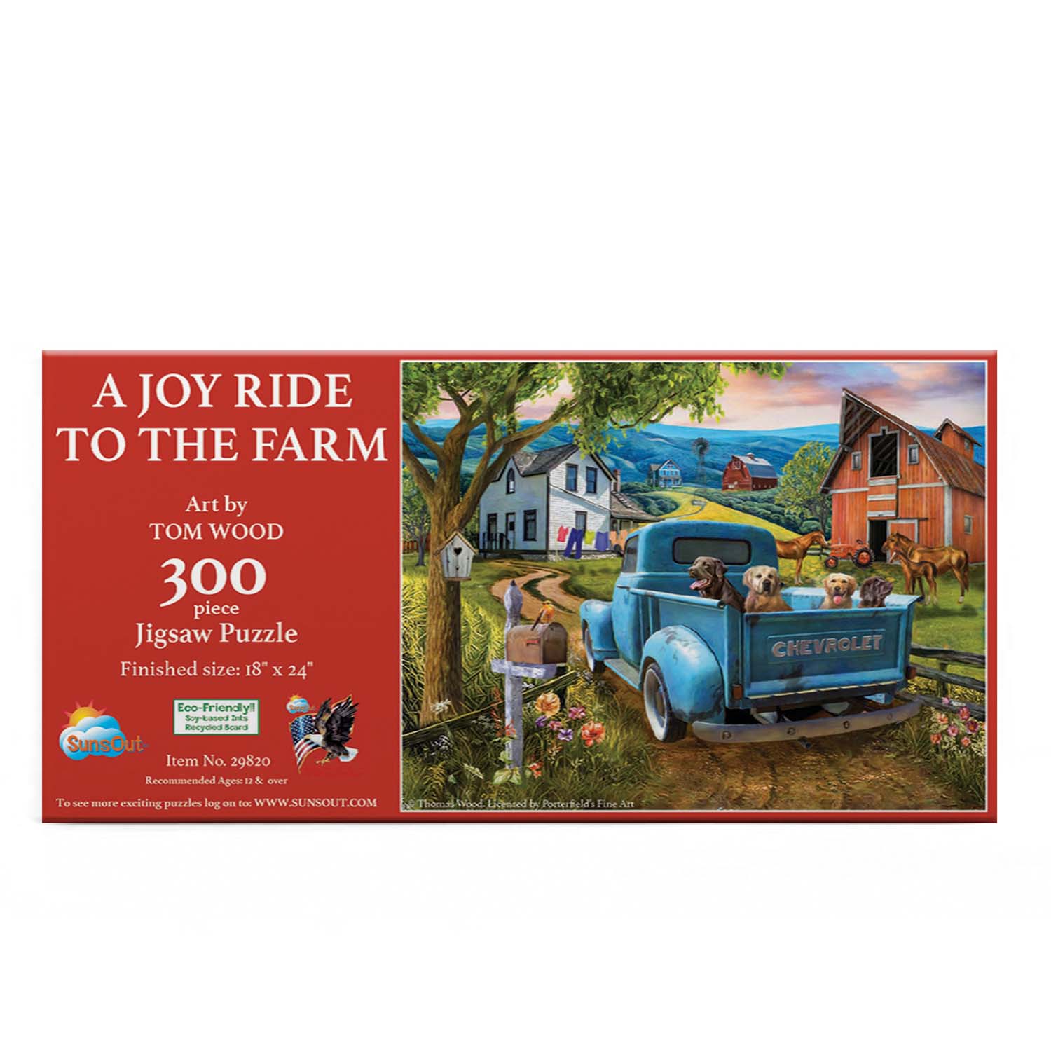 A Joy Ride to the Farm Farm Jigsaw Puzzle