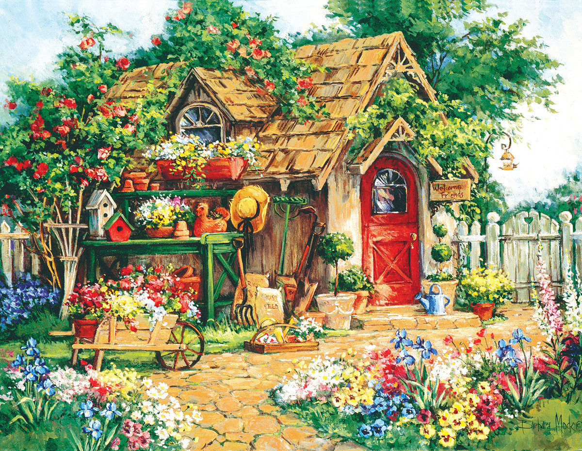Gardener's  Haven Cabin & Cottage Jigsaw Puzzle