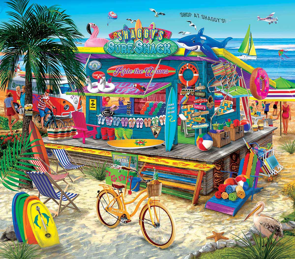 Shaggy's Surf Shop Summer Jigsaw Puzzle