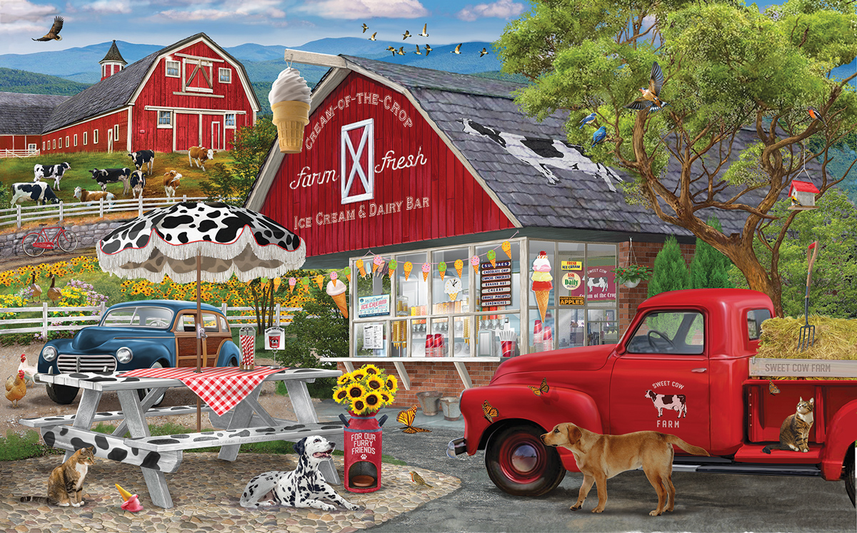 Dairy Bar Food and Drink Jigsaw Puzzle