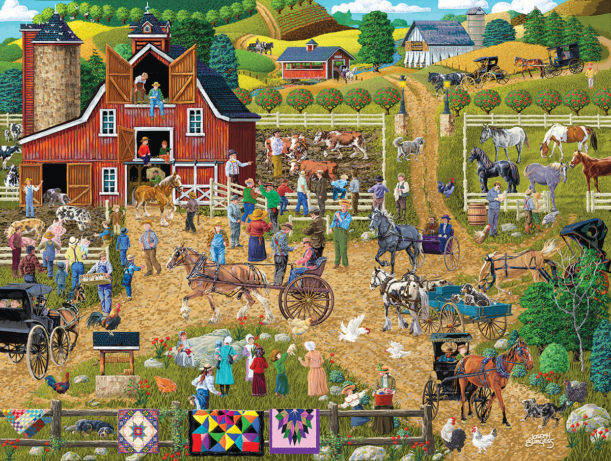 Country Farm Farm Jigsaw Puzzle