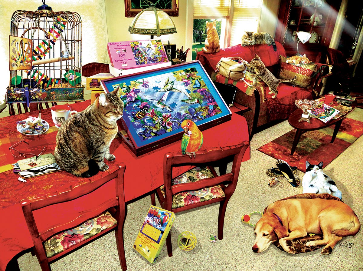The Missing Piece Animals Jigsaw Puzzle